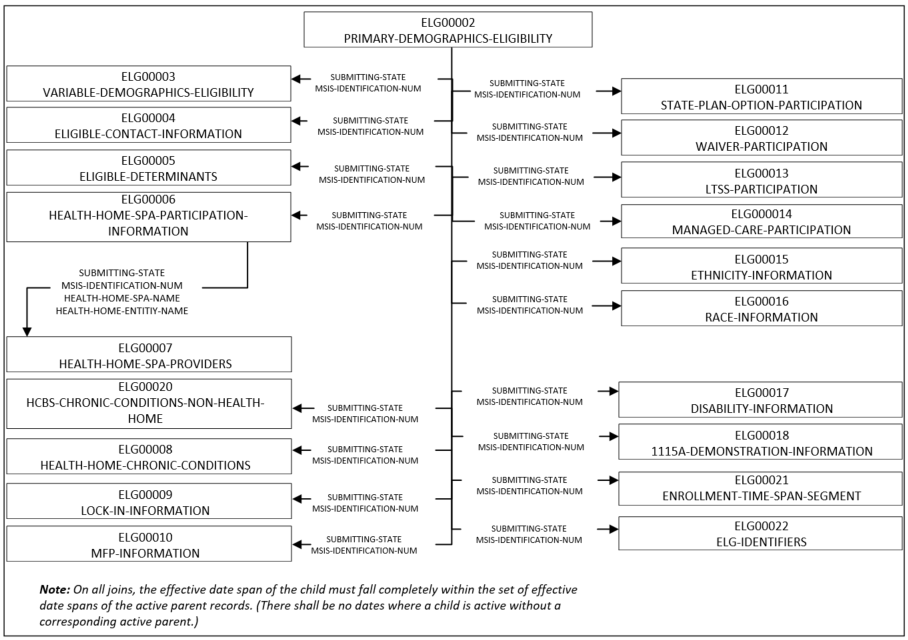 Eligible Person Record Segment Relationships 